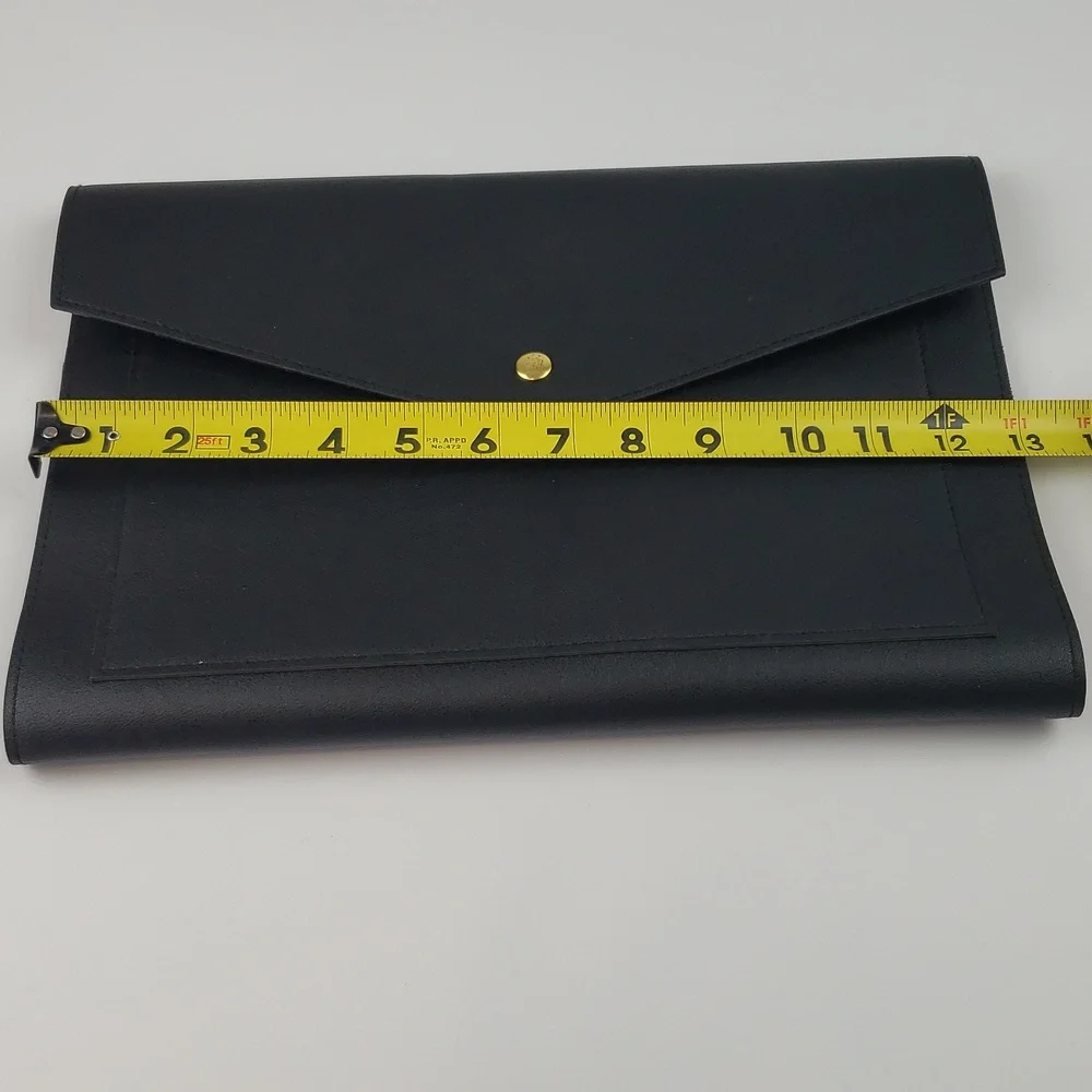 Glass Ladder & Co. Megan Portfolio Organizer Clutch in Black